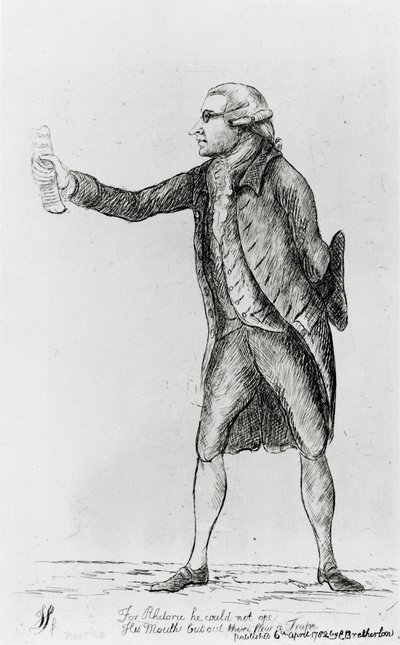 Edmund Burke, 1782 by Charles Bretherton